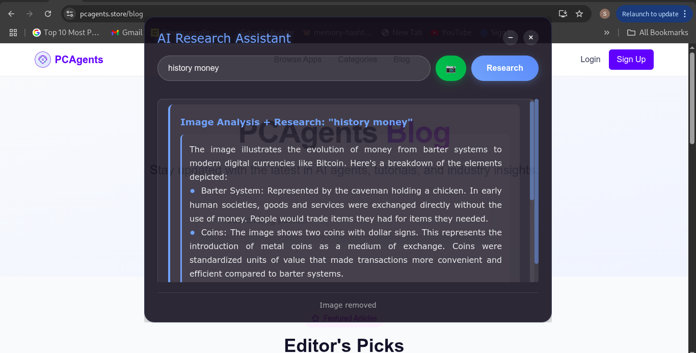 AI RESEARCH screenshot 1